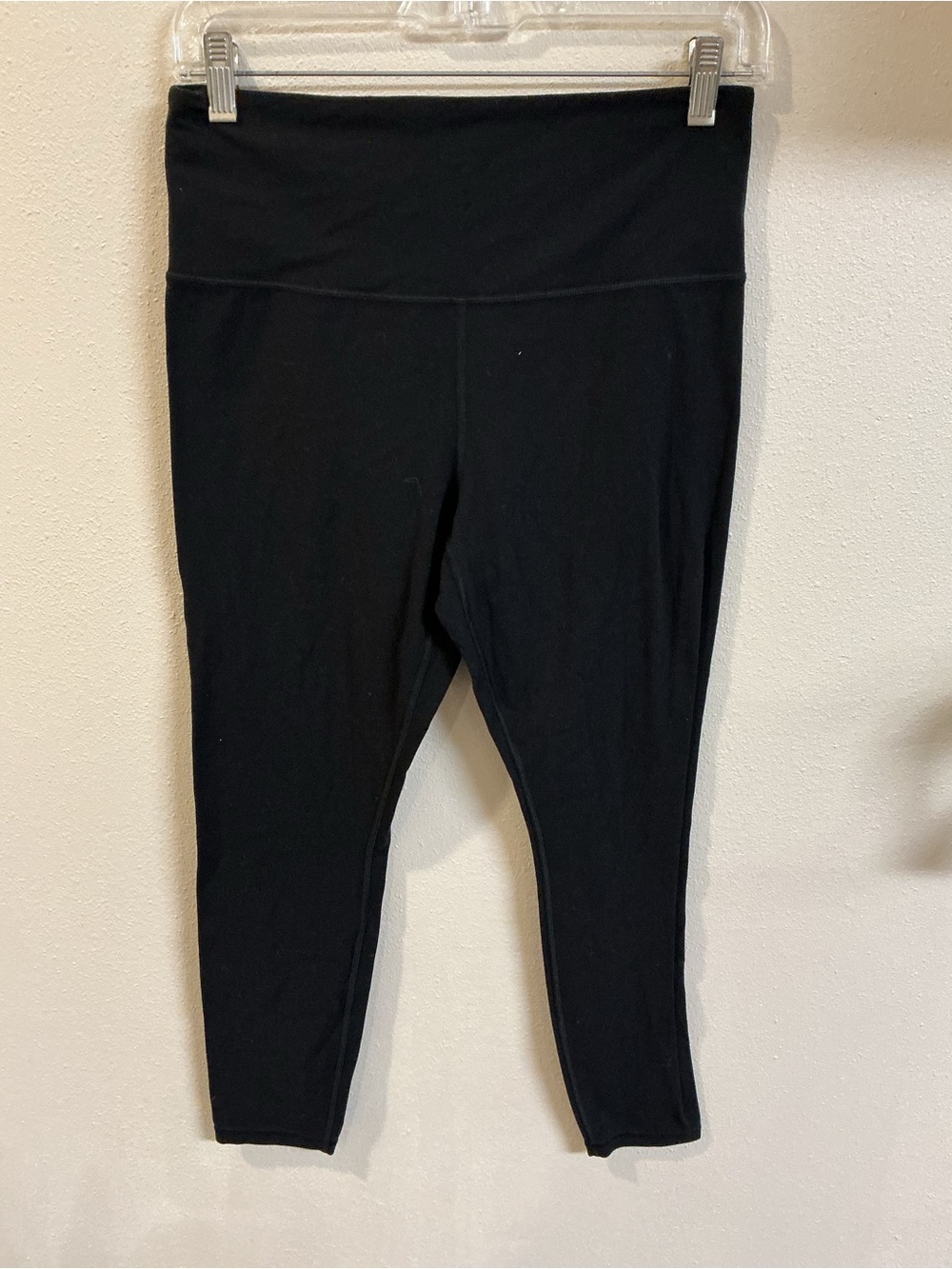 Athleta Ultra High Rise Elation Women's Black Active wear Leggings Cropped